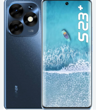ITEL S23+ teknologigenz HP RAM 8 GB ITEL S23+ TAMPAK DEPAN BELAKANG