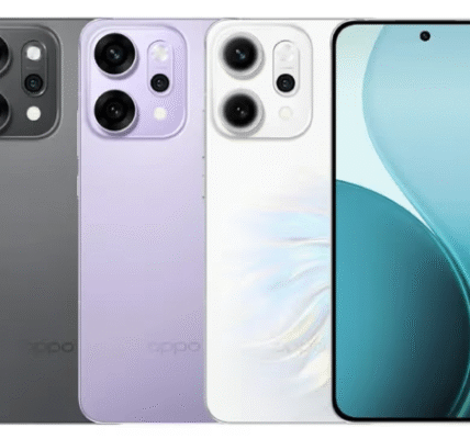 Oppo Reno 14 pro tampilan depan dan belakang
